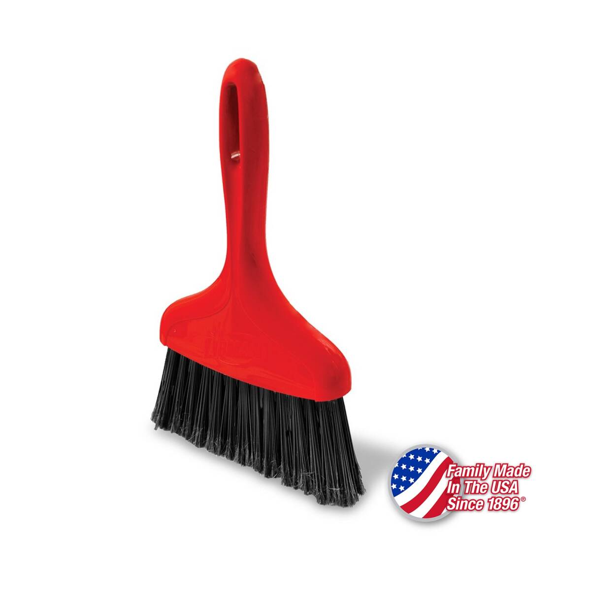 7-Inch Red Whisk Broom