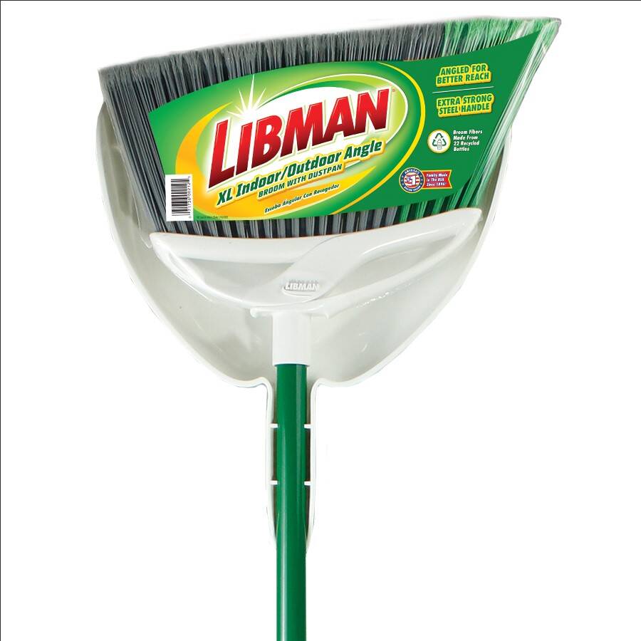 XL Indoor/ Outdoor Angle Broom with Dustpan