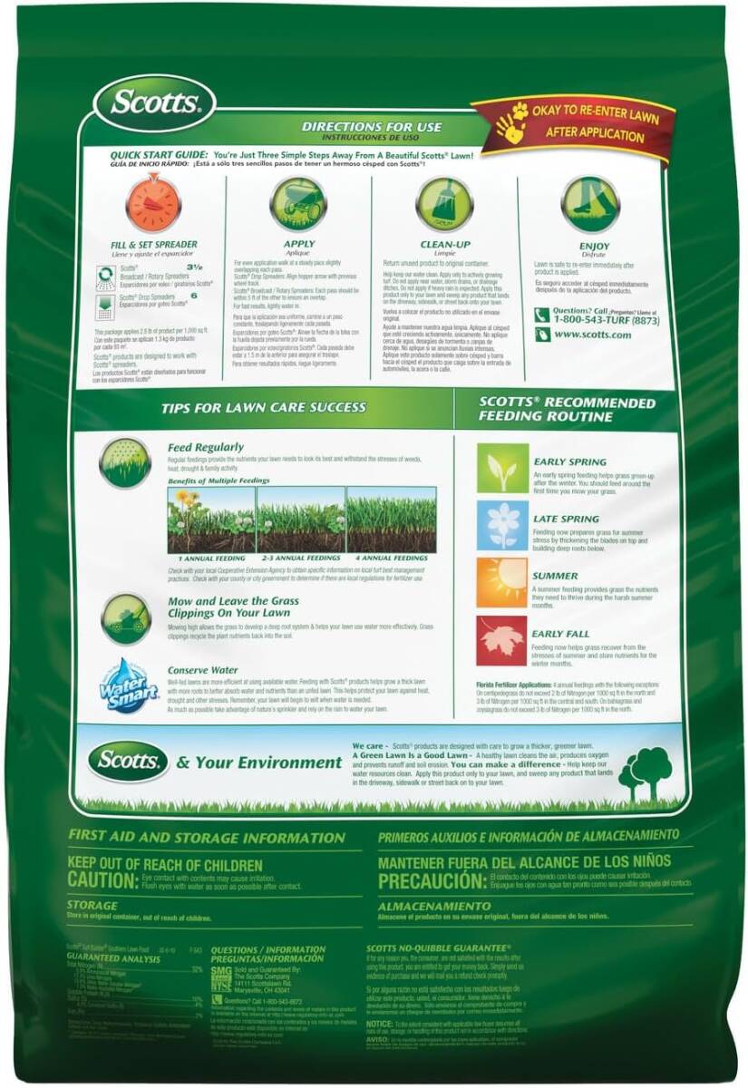 Turf Builder®5000 Sq Ft 14.06-Pound Southern Lawn Food