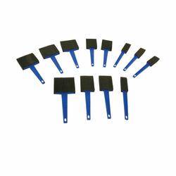 Low-Density Brush Set, 12-Brush, Plastic Handle