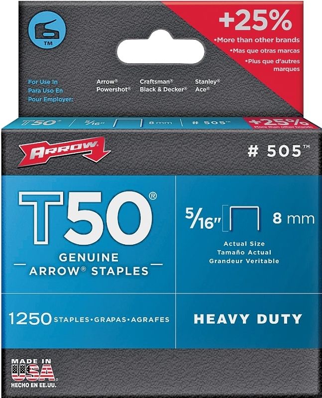 5/16-Inch Wedge Point Staples