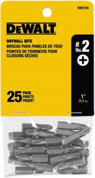 #2 Phillips-Drive Screwdriver Bit, 25pack