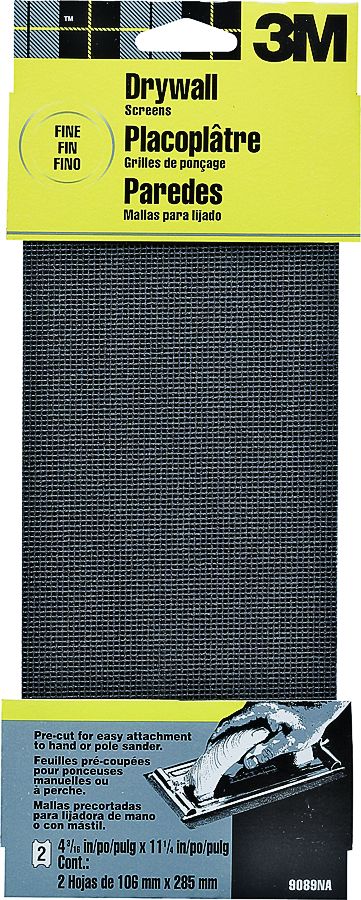 11 x 4-3/8-Inch, 120 Grit, Sand-Pak Waterproof Sanding Screen, 2-Pack