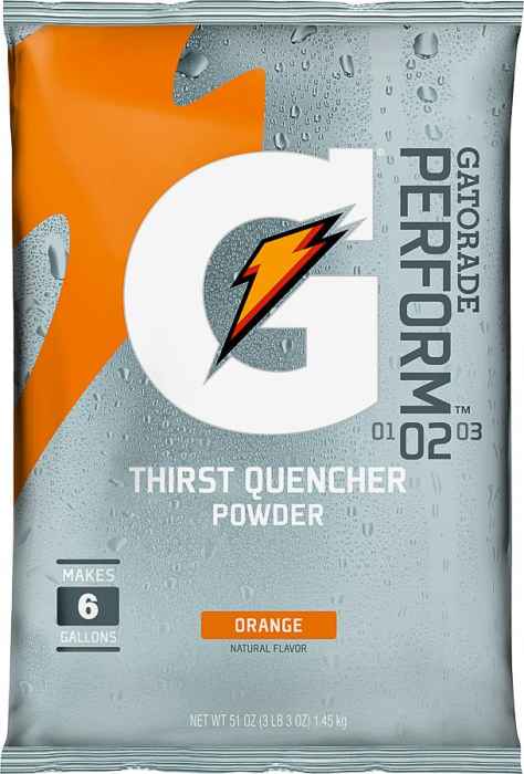 6 Gal Orange Gatorade Powder