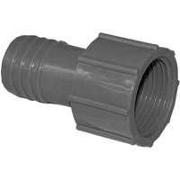 1-Inch Gray Polyethylene Hose Adapter