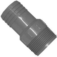 1-1/4-Inch Gray Polypropylene Pipe Adapter