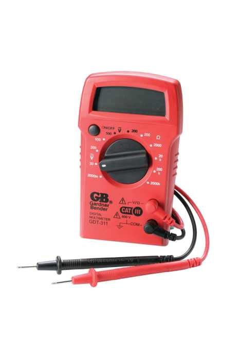 Multimeter Digital 11 Range 3fct