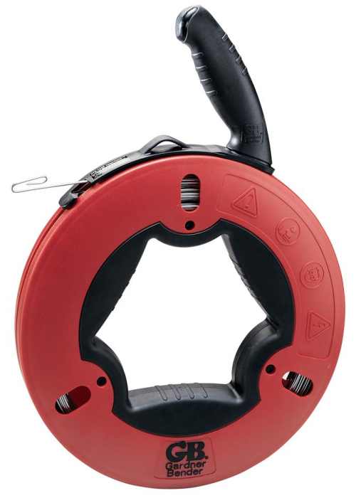 Fish Tape Steel W/Rubber Grips 125