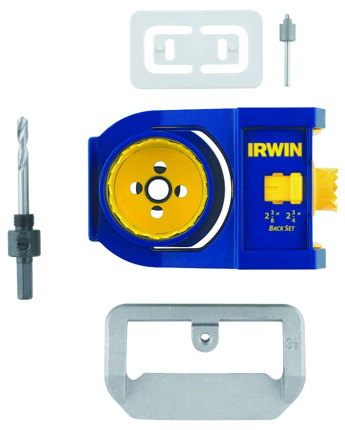 Wood Door Hardware Installation Kit, 7-Piece