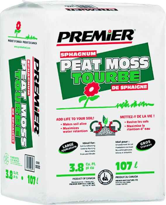 3.8-Cu. Ft. Sphagnum Peat Moss Bale