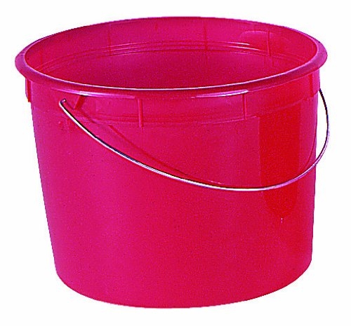 Red Plastic Springform Pail 5-Quart