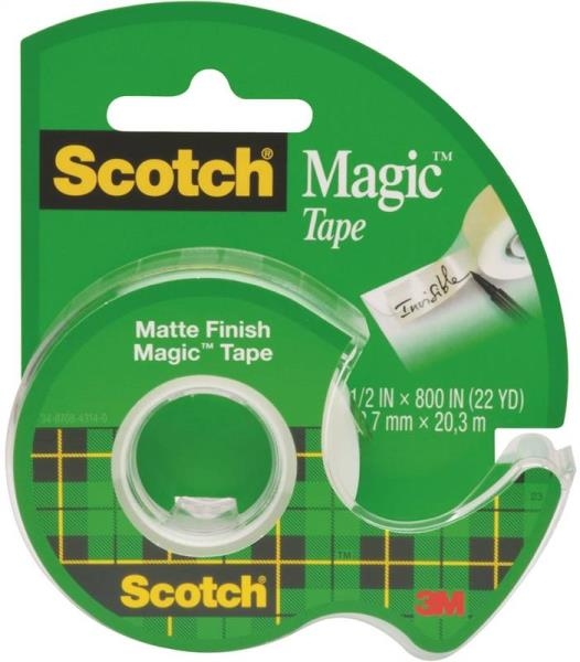 1/2 x 800-Inch Magic Transparent Tape