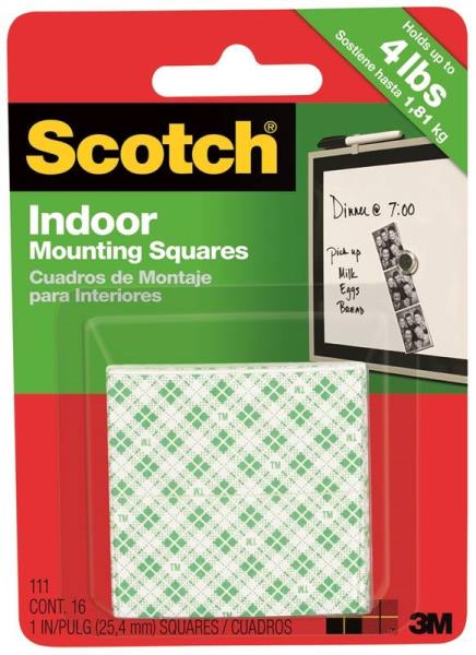 1-Inch Heavy Duty Indoor Mounting Square