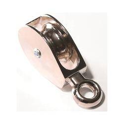 Double Sheave Double Wheel Swivel Eye Rope Pulley 1-1/2 In