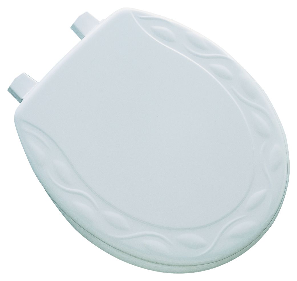 Ivy Design White Round Toilet Seat