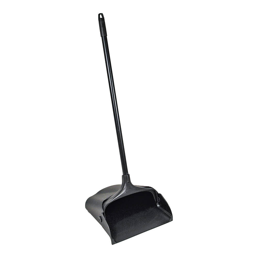 12.8-Inch Black Polypropylene Lobby Pro Dustpan