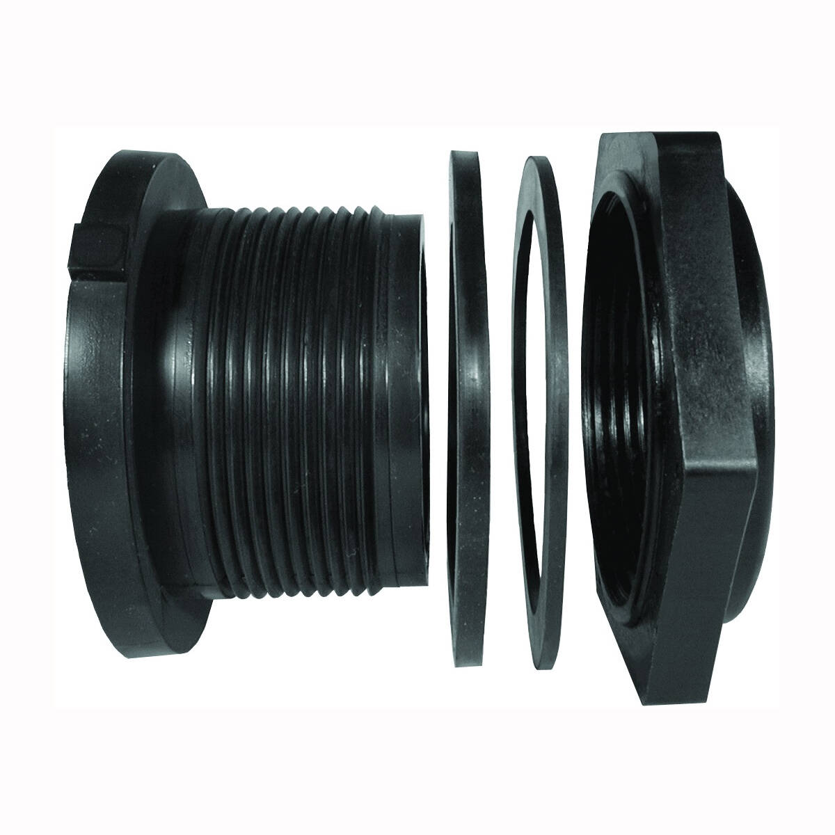 1/2-Inch Female Npt Poly Bulkhead Fitting