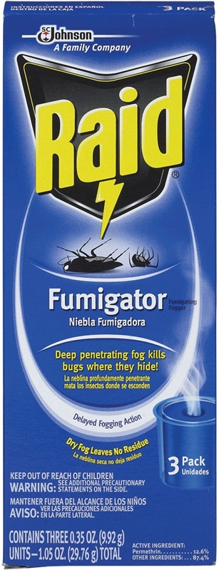 Raid Fumigator Fogger 3-Pack