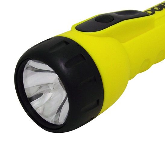 Yellow LED Work Light Flashlight 4 Yellow LED Work Light Flashlight