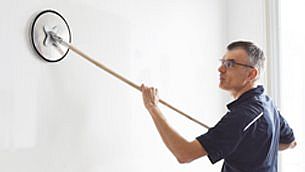 9-Inch Round Pole Sander With Velcro Backing