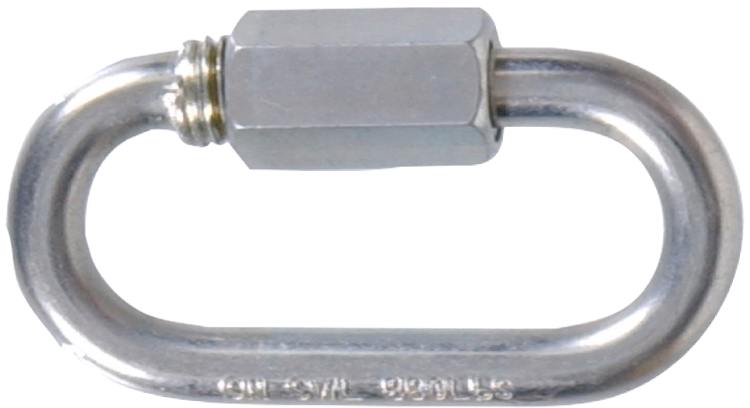 Hardware Essentials™ 1/8-Inch Opening Zinc Plated Quick Link