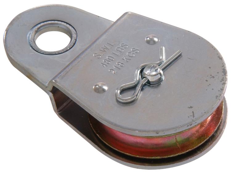 1-1/2 in Heavy Duty Fixed Eye Single Sheave