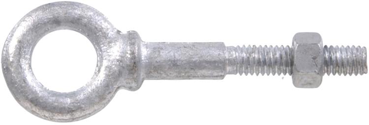 Hardware Essentials™ 1/2-13 x 3-1/4 in Forged Steel Eye Bolts - Shoulder Pattern W/Hex Nut