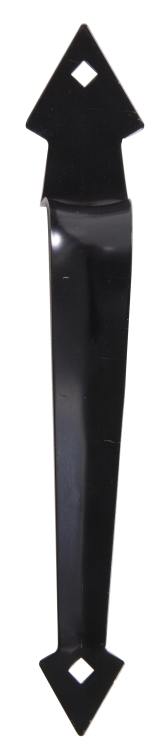 10-Inch Black Ornamental Door Pull