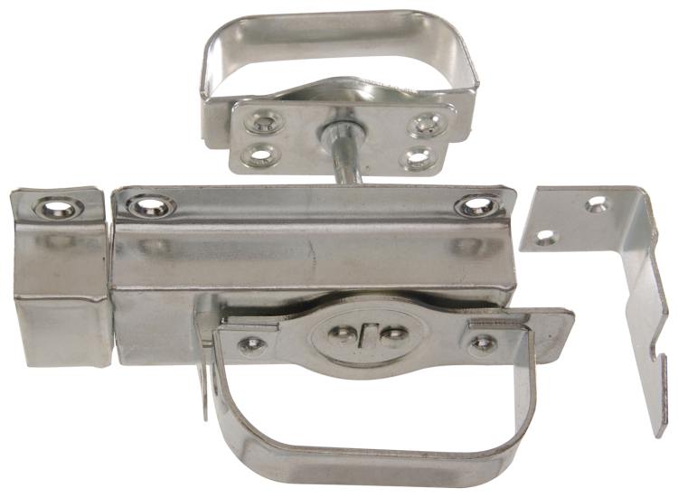 Hardware Essentials™ Swinging Door Latches - For 3/4 in To 2-1/4 in Door Zinc Plated