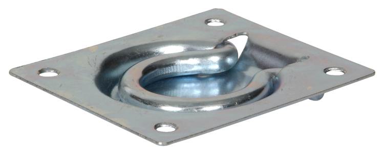 Hardware Essentials™ Zinc Plated 3 in X 3-1/2 in Flush Trap Door Ring