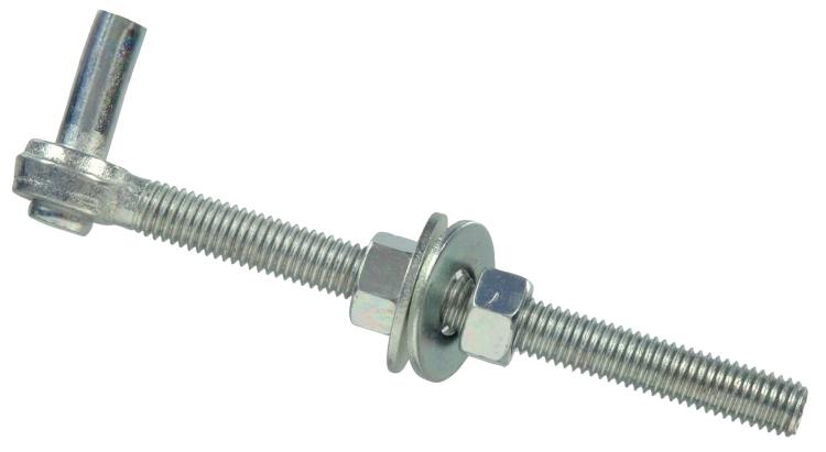5/8 x 8 in Zinc Plated Gate Bolt Hook
