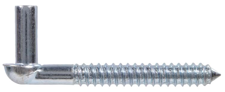 Hardware Essentials™ Zinc Plated Gate Screw Hooks 1/2 in X 4 in