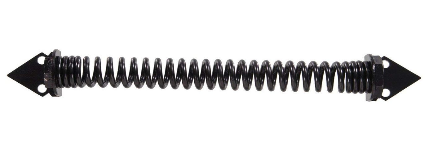 12-Inch Black Adjustable Tension Self Closing Gate Spring