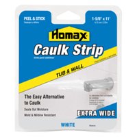 Tub and Tile Caulking Strip 1-5/8 in x11 ft White