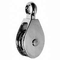 3/4 In Rigid Eye Single Sheave Single Wheel Tackle Pulley