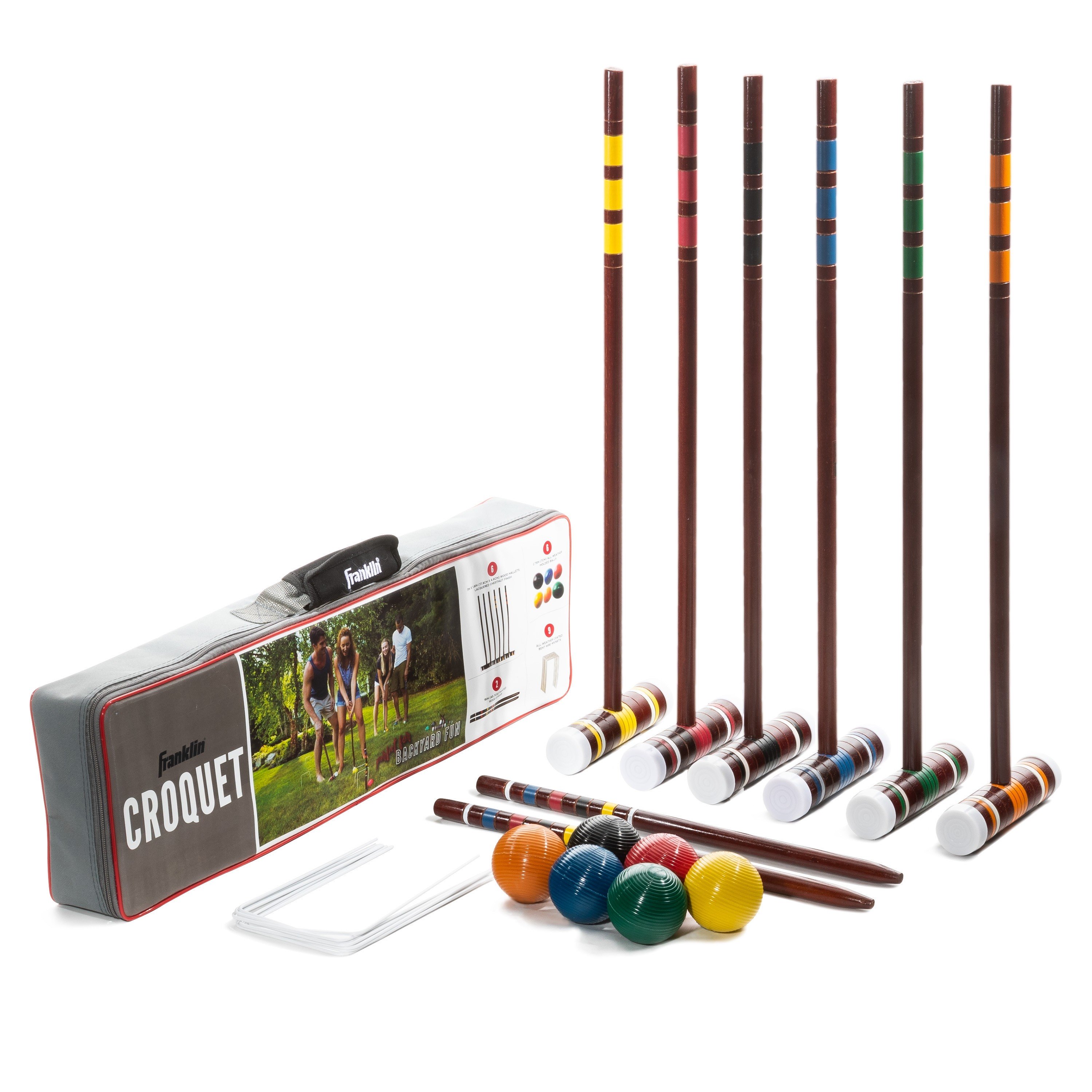 Family Outdoor Croquet Set