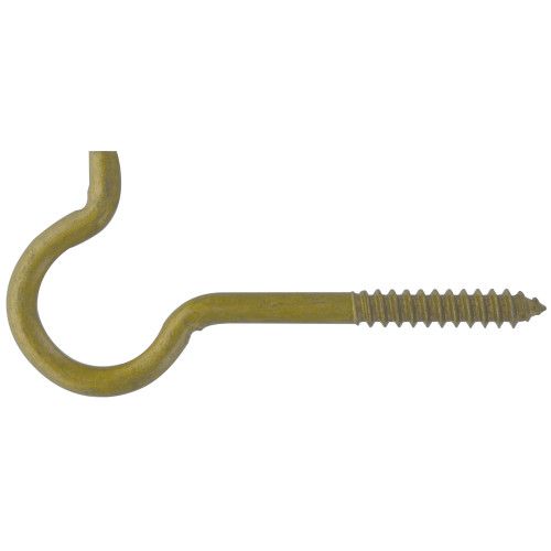 #2 x 4-7/16-Inch Durasteel Gold Coated Ceiling Hook