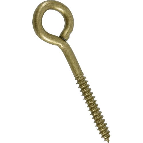 5/16 x 4-Inch Durasteel Gold Coated Lag Screw Eye