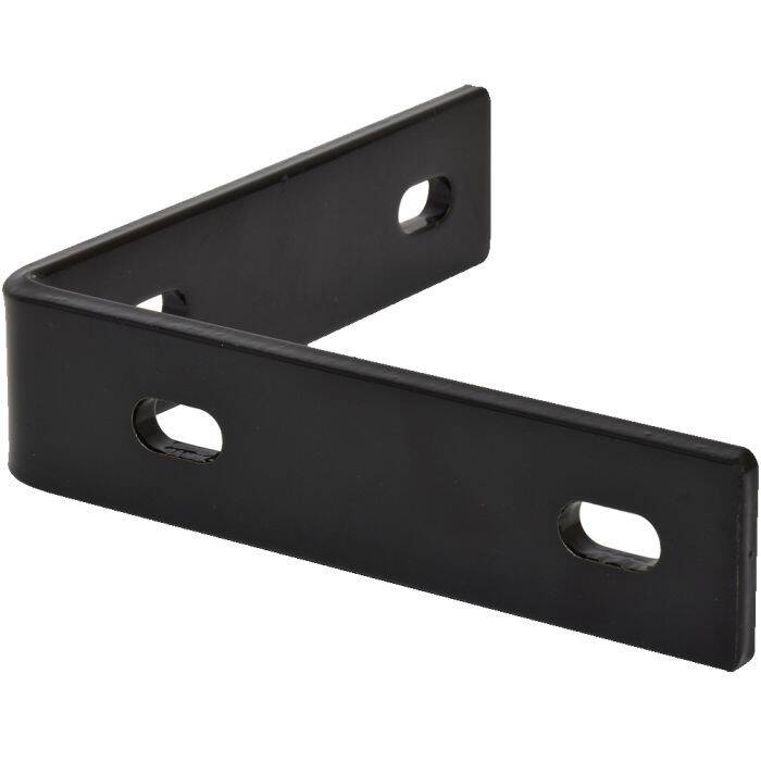 Hardware Essentials\u2122 Heavy Duty Corner Brace Black, 1-Pack, 6.25\