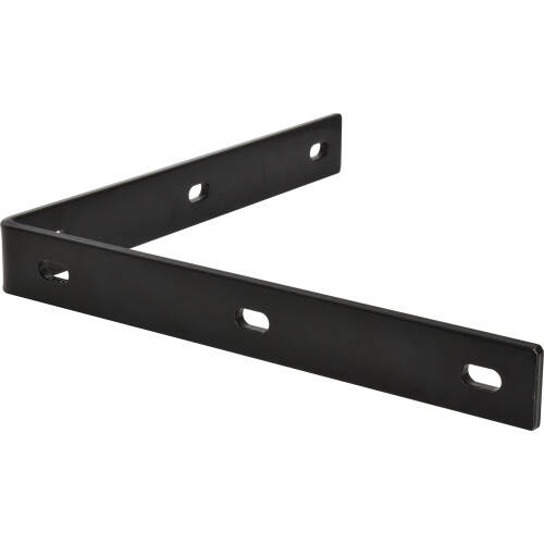 Hardware Essentials™ 12-1/4 x 1-1/2 x 1/4-Inch Black Heavy Duty Corner Brace