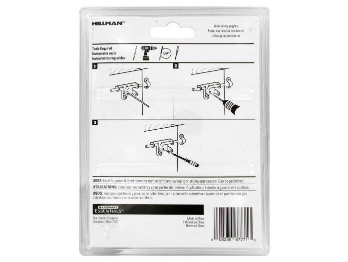 Hardware Essentials™ Zinc Action Gate Latch