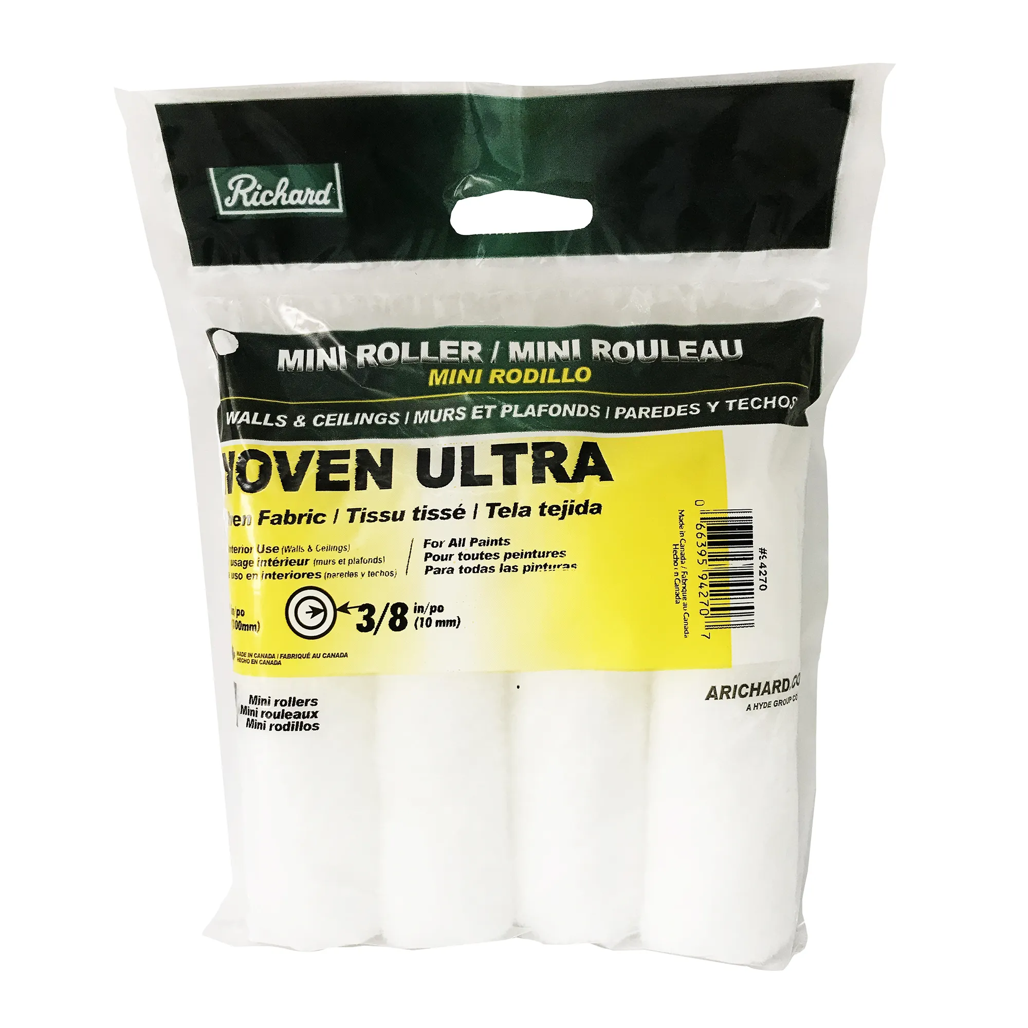 4-Inch Mini Whizz, 3/8-Inch 4-Pack