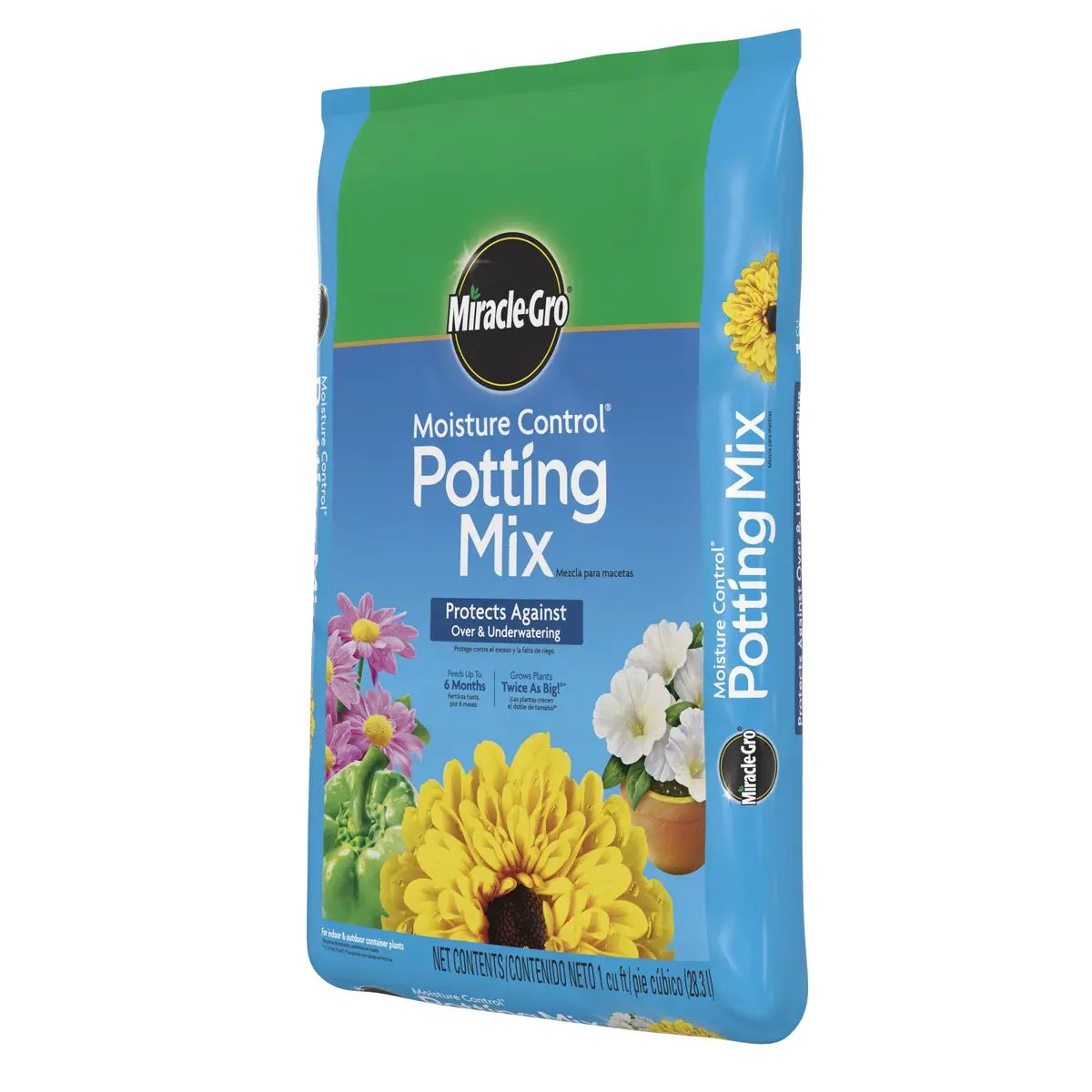 1-Cu. Ft. Moisture Control® Potting Mix, 0.21-0.11-0.16 4 1-Cu. Ft. Moisture Control® Potting Mix, 0.21-0.11-0.16
