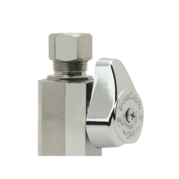 1/2 x 3/8-Inch Compression X Fip Stop Valve
