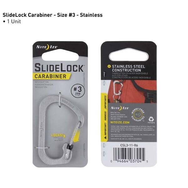#3 SlideLock Carabiner