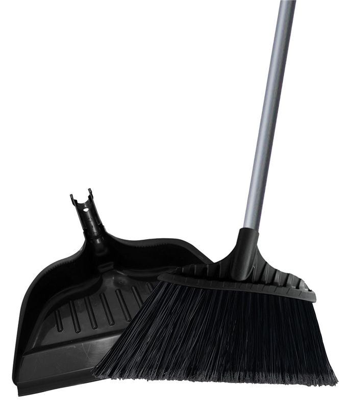 15-Inch Angle Broom With Dust Pan