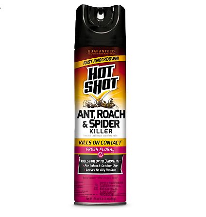 17-1/2-Ounce Hot Shot Ant, Roach, And Spider
