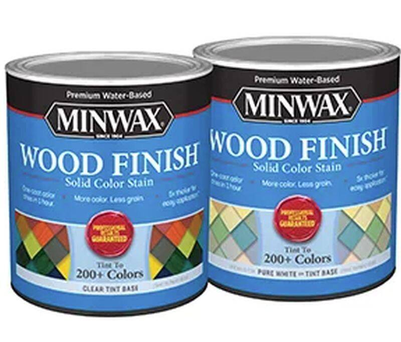 Wood Finish Solid Color Stain Classic Gray Quart