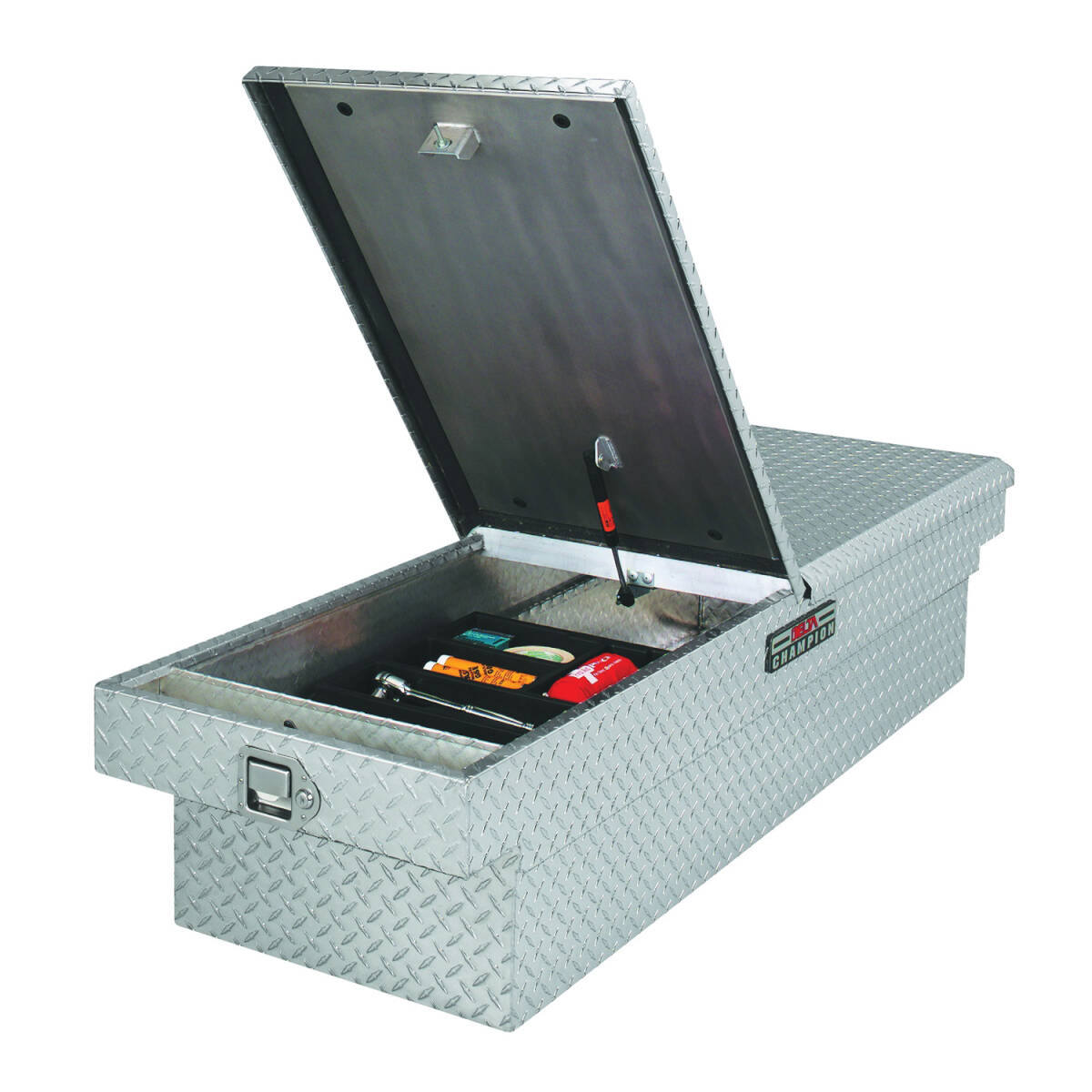 70-Inch X 21-Inch 4-Compartment 9.2-Cu. Ft. Storage Crossover Truck Box