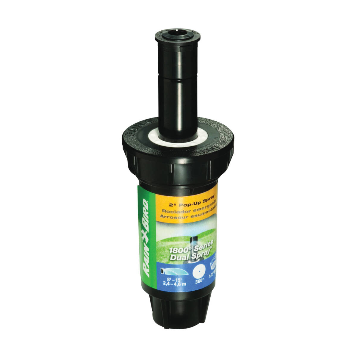 Spray Head Sprinkler, 1/2 In Fnpt, 0.1 Gpm